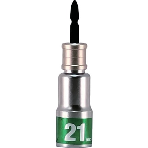トラスコ中山 MUSTTOOL 軸交換式落下防止ソケット12角 差込6.35x対辺21mm×全長115mm RS21SL-12K 644-2722 (ご注文単位1個) 【直送品】