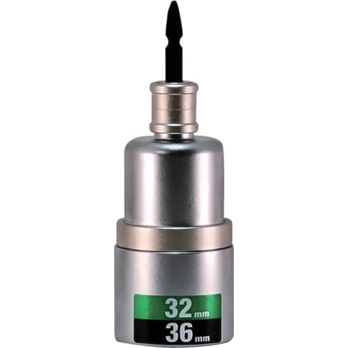 トラスコ中山 MUSTTOOL 軸交換式落下防止ダブルソケット6角 差込6.35x対辺32/36mm×全長145mm RBS3236I-6K 644-2718 (ご注文単位1個) 【直送品】