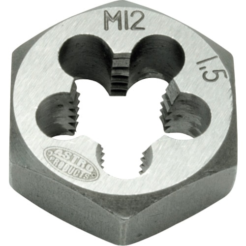 トラスコ中山 アストロプロダクツ 六角ねじ切りダイス M12×1.5 252-6919 (ご注文単位1個) 【直送品】
