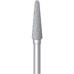 トラスコ中山 ナカニシ 超硬カッター テーパー先丸(ダイヤカット・細目)刃径4mm刃長14mm 829-3045 (ご注文単位1本) 【直送品】