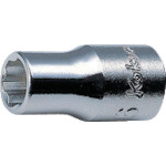 トラスコ中山 コーケン サーフェイスソケット 差込角6.35mm 対辺10mm 811-8544 (ご注文単位1個) 【直送品】