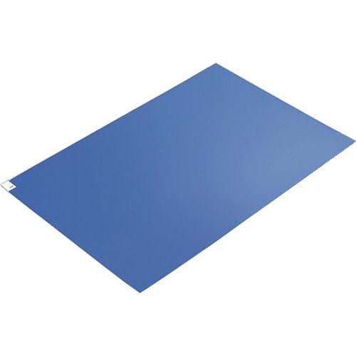 トラスコ中山 AS エコノミー粘着マット600×1200 青 (10枚入) 828-6628 (ご注文単位1箱) 【直送品】