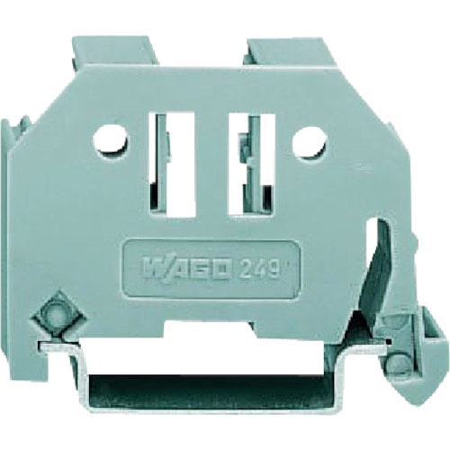 トラスコ中山 WAGO DINレール用 ワンタッチエンドストップ 10mm幅 502-4696 (ご注文単位1個) 【直送品】