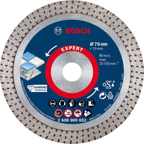 トラスコ中山 ボッシュ ダイヤホイール76mm 529-6941 (ご注文単位1枚) 【直送品】