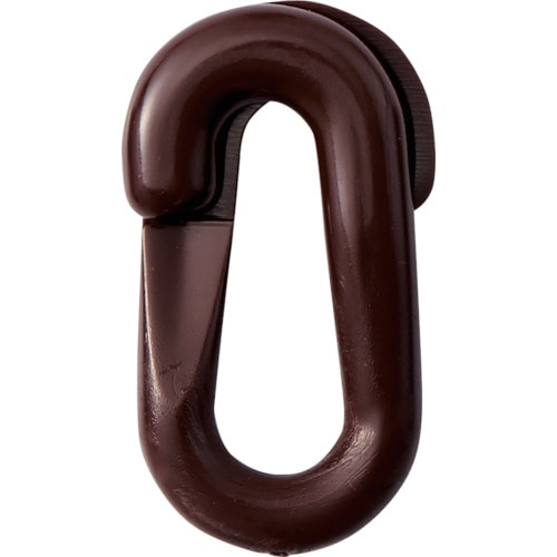 トラスコ中山 緑十字 プラスチックチェーン用ジョイント 茶 PJ-6BR 20×39.5(線径6Φ) 2個組 106-3072 (ご注文単位1組) 【直送品】