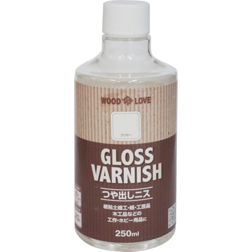 トラスコ中山 ニッぺ つや出しニス 250ml クリヤー 300N091-250 859-8457 (ご注文単位1本) 【直送品】