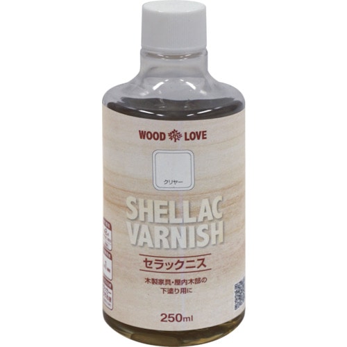 トラスコ中山 ニッぺ セラックニス 250ml クリヤー 300N101-250 859-8461 (ご注文単位1本) 【直送品】