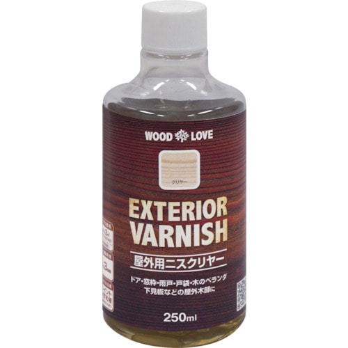トラスコ中山 ニッぺ 油性 屋外用ニス 250ml クリヤー 300N111-250 859-8462 (ご注文単位1本) 【直送品】