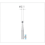 トラスコ中山 ナカニシ 精密スチールカッター (1Pk(袋)=12本入) 刃径2.1mm 476-4510 (ご注文単位1パック) 【直送品】