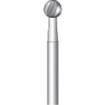 トラスコ中山 ナカニシ 精密スチールカッター (12本入) 球 刃径4.0mm 刃長4.0mm 829-3262 (ご注文単位1パック) 【直送品】