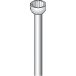 トラスコ中山 ナカニシ 精密スチールカッター(12本入)カップ 刃径5.0mm 刃長3.5mm 829-3279 (ご注文単位1パック) 【直送品】