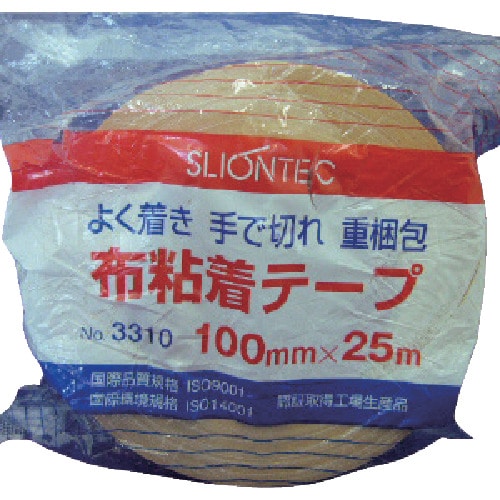 トラスコ中山 スリオン 布粘着テープ100mm 136-6340 (ご注文単位1巻) 【直送品】