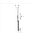 トラスコ中山 ナカニシ 精密スチールカッター (1Pk(袋)=12本入) 刃径1.6mm 476-4587 (ご注文単位1パック) 【直送品】