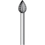 トラスコ中山 ナカニシ 精密スチールカッター (6本入) 刃径5.0mm 829-3315 (ご注文単位1パック) 【直送品】