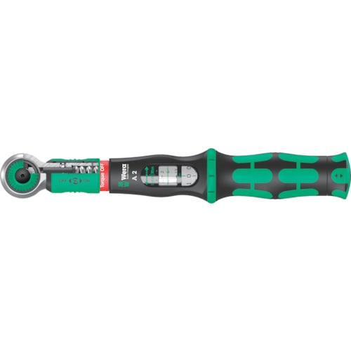 トラスコ中山 Wera 空転式トルクレンチ(プリセット型) A2セーフトルク 2~12Nm 1/4ビット用 606-9098 (ご注文単位1個) 【直送品】