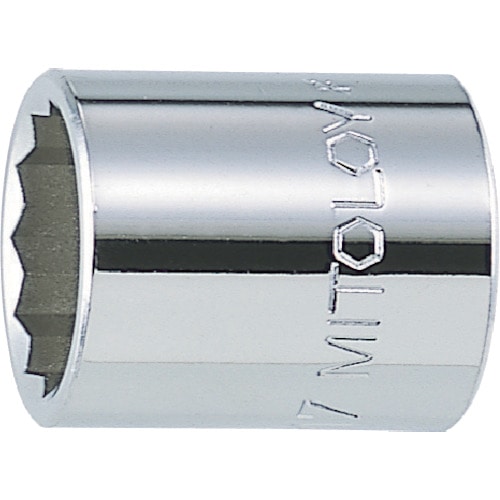 トラスコ中山 ミトロイ 3/8 スペアソケット (12P) 19mm 817-4522 (ご注文単位1個) 【直送品】