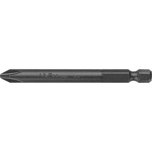 トラスコ中山 ナック ドライバービット シングル 差込6.35xNo.2x90L 853-5457 (ご注文単位10本) 【直送品】