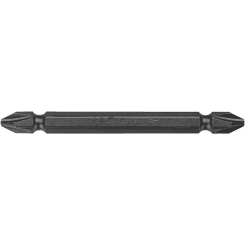 トラスコ中山 ナック ドライバービット ダブル 差込6.35xNo.3x50L 853-5466 (ご注文単位10本) 【直送品】