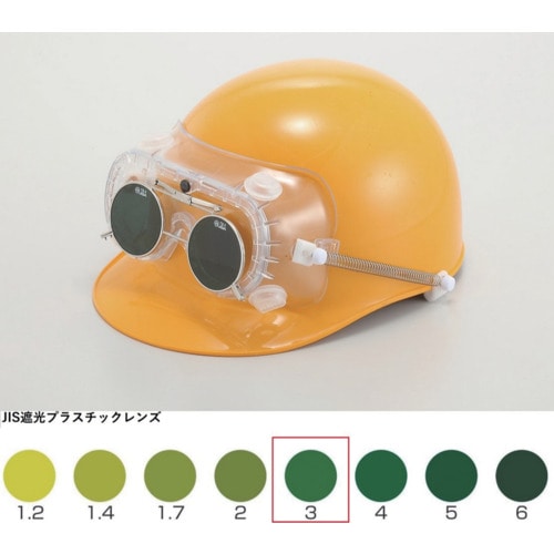 トラスコ中山 トーアボージン 遮光めがね付きゴーグル 4010FUSB TBP3 619-2630 (ご注文単位1個) 【直送品】