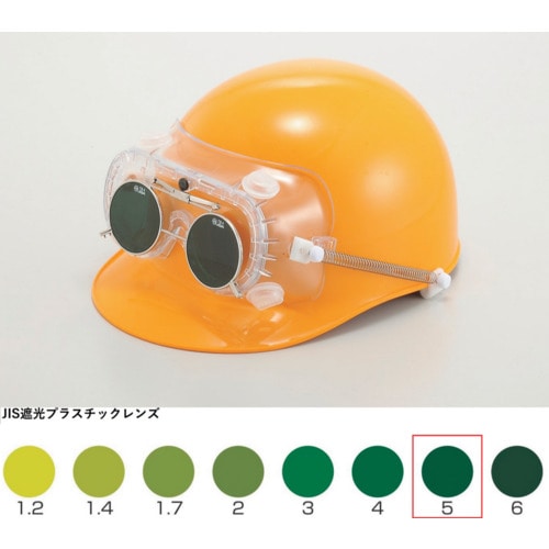 トラスコ中山 トーアボージン 遮光めがね付きゴーグル 4010FUSB TBP5 619-2626 (ご注文単位1個) 【直送品】