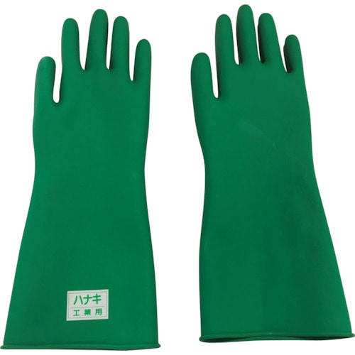 トラスコ中山 ハナキゴム 化学薬品用手袋 ハナローブ425 337-2594 (ご注文単位1組) 【直送品】
