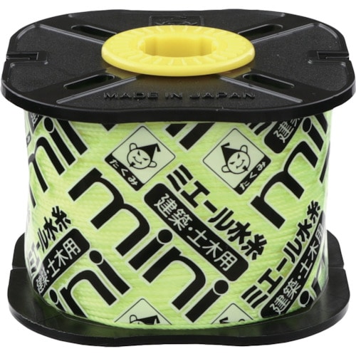 トラスコ中山 たくみ ミエール水糸mini 太 イエロー 565-2787  (ご注文単位1個) 【直送品】