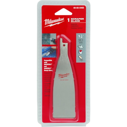 トラスコ中山 ミルウォーキー レシプロソー用 38mmスクレーパーブレード 565-7200 (ご注文単位1個) 【直送品】