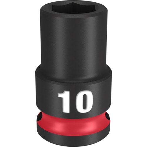 トラスコ中山 ミルウォーキー SHOCKWAVE IMPACT DUTY インパクトソケット 3/8インチ(9.5mm)角 10mm 567-1220 (ご注文単位1個) 【直送品】