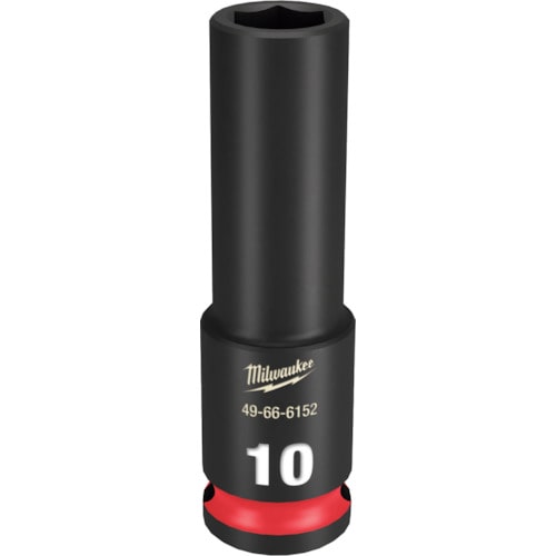 トラスコ中山 ミルウォーキー SHOCKWAVE IMPACT DUTY ディープインパクトソケット 3/8インチ(9.5mm)角 10mm 567-1214 (ご注文単位1個) 【直送品】