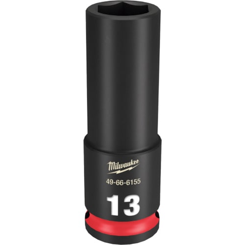 トラスコ中山 ミルウォーキー SHOCKWAVE IMPACT DUTY ディープインパクトソケット 3/8インチ(9.5mm)角 13mm 567-1219 (ご注文単位1個) 【直送品】