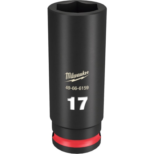 トラスコ中山 ミルウォーキー SHOCKWAVE IMPACT DUTY ディープインパクトソケット 3/8インチ(9.5mm)角 17mm 567-1143 (ご注文単位1個) 【直送品】