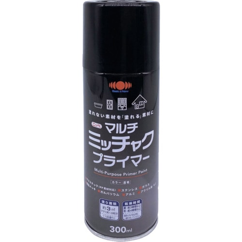 トラスコ中山 ニッぺ マルチミッチャクプライマースプレー 450-1740 (ご注文単位1本) 【直送品】