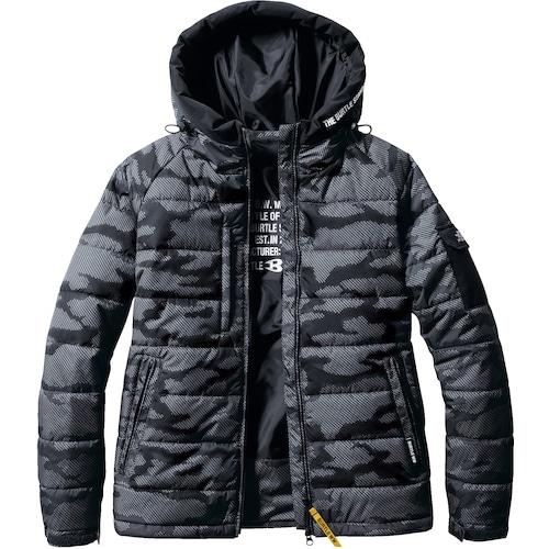 トラスコ中山 バートル 防寒フーディジャケット 5030-64-XL アーバンブラック 425-1523 (ご注文単位1着) 【直送品】