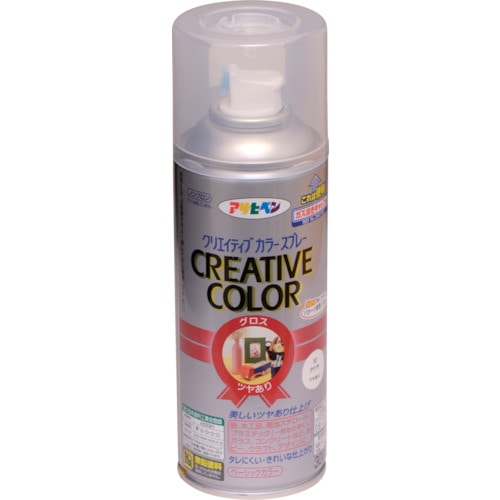 トラスコ中山 アサヒペン クリエイティブカラースプレー 300ML 92クリア 124-0898 (ご注文単位1本) 【直送品】