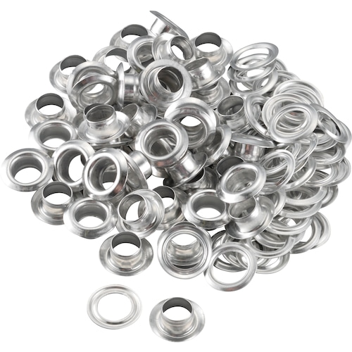 トラスコ中山 ファミリーツール 両面ハトメ 15mm(#30) アルミ製 50組 388-8060 (ご注文単位1ケース) 【直送品】