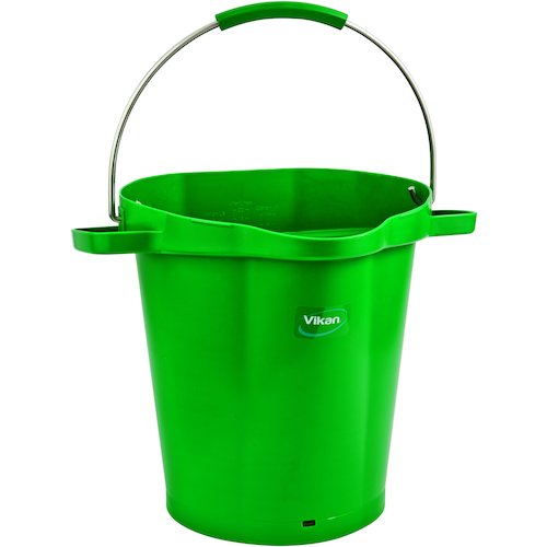 トラスコ中山 Vikan ハイジーンバケット 5692 緑 180-5080 (ご注文単位1個) 【直送品】