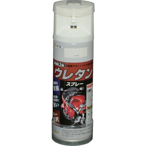 トラスコ中山 アサヒペン 弱溶剤型2液ウレタンスプレー 300ML クリヤ 824-9183 (ご注文単位1缶) 【直送品】