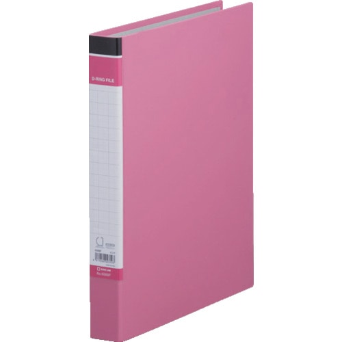 トラスコ中山 キングジム DリングファイルBF ピンク 131-1584 (ご注文単位1冊) 【直送品】