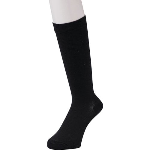 トラスコ中山 オカモト 靴下サプリ うずまいて 血行を促すソックス21-23ブラック 507-7815 (ご注文単位1足) 【直送品】