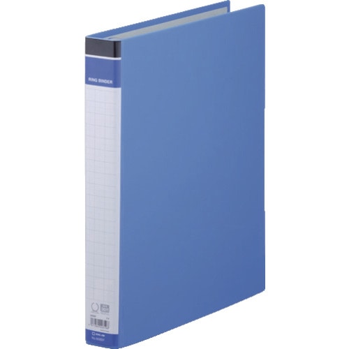 トラスコ中山 キングジム リングバインダ-BF 青 129-9102 (ご注文単位1冊) 【直送品】