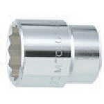 トラスコ中山 ミトロイ 3/4 スペアソケット (12P) 19mm 817-4712 (ご注文単位1個) 【直送品】