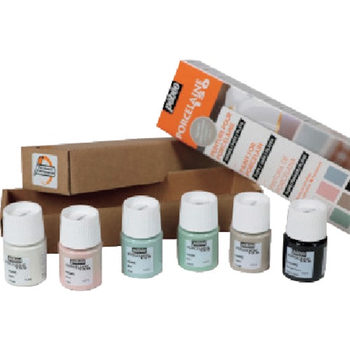 トラスコ中山 ペベオ ポーセレン150 マット色 (5色+チョークボードブラックx20ml) ディスカバリーセット 593-9875 (ご注文単位1個) 【直送品】