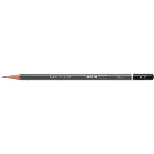 トラスコ中山 シンワ 鉛筆PRO 4H 工事用 3本入 816-4586 (ご注文単位1個) 【直送品】