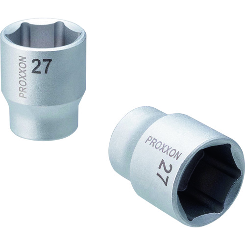トラスコ中山 プロクソン ソケット1/2”(6角タイプ) 27mm 239-1637 (ご注文単位1個) 【直送品】