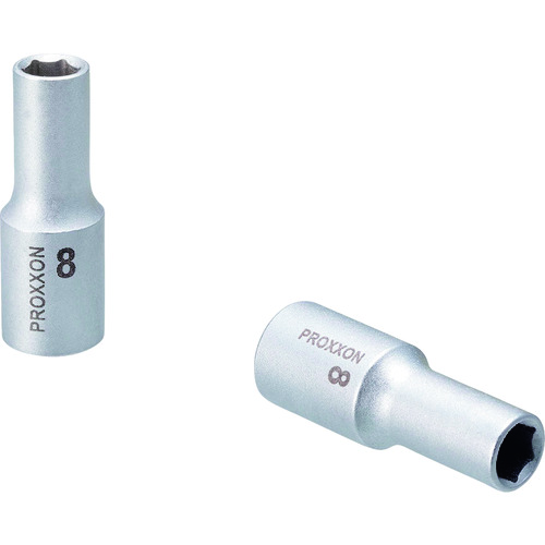 トラスコ中山 プロクソン ディープソケット3/8”(6角タイプ) 8mm 239-3134 (ご注文単位1個) 【直送品】