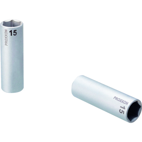 トラスコ中山 プロクソン ディープソケット3/8”(6角タイプ) 15mm 239-3144 (ご注文単位1個) 【直送品】
