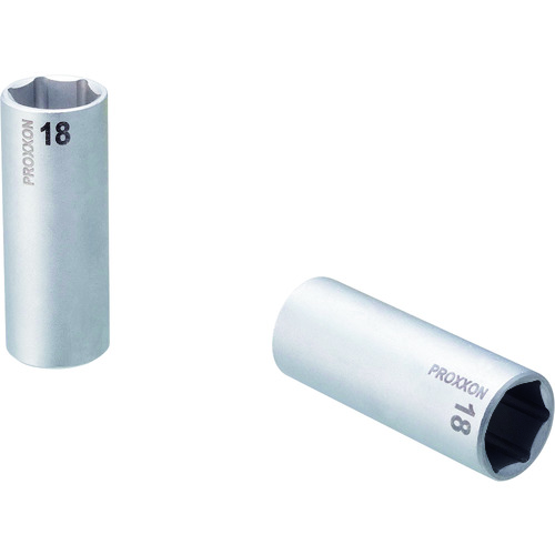 トラスコ中山 プロクソン ディープソケット3/8”(6角タイプ) 18mm 239-3141 (ご注文単位1個) 【直送品】