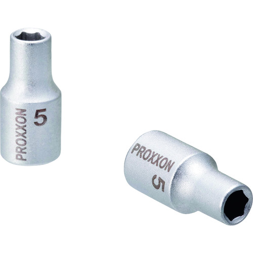 トラスコ中山 プロクソン ソケット1/4”(6角タイプ) 5mm 239-1595 (ご注文単位1個) 【直送品】