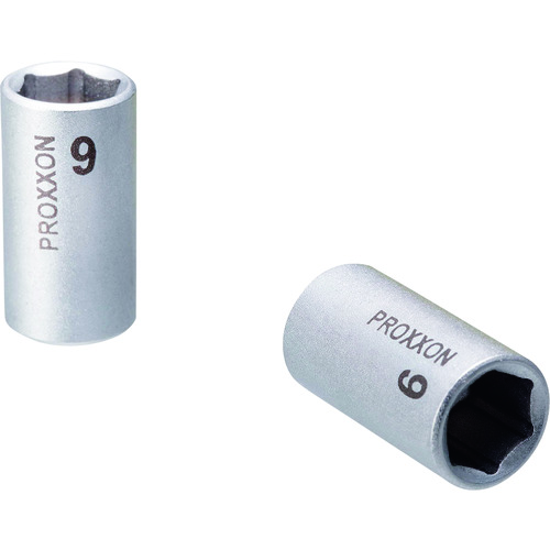 トラスコ中山 プロクソン ソケット1/4”(6角タイプ) 9mm 239-1602 (ご注文単位1個) 【直送品】