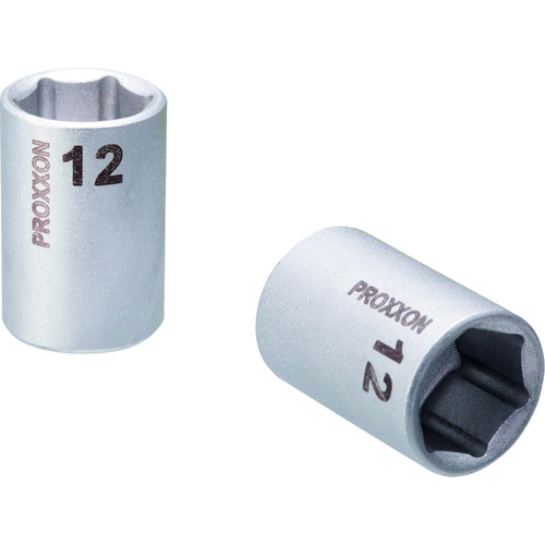 トラスコ中山 プロクソン ソケット1/4”(6角タイプ) 12mm 239-1603 (ご注文単位1個) 【直送品】